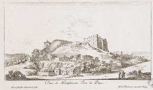 9.4 Veuë de Montefiasconi. Terre du Pape.Israël Silvestre delineavit et sculp. Israël Henriet ex. cum Priuil. RegisH : 132 L : 225
 Faucheux : 9.4  Baré : N° 882Crédit : Bibliothèques de Nancy, P-FG-AL-00038 P.38