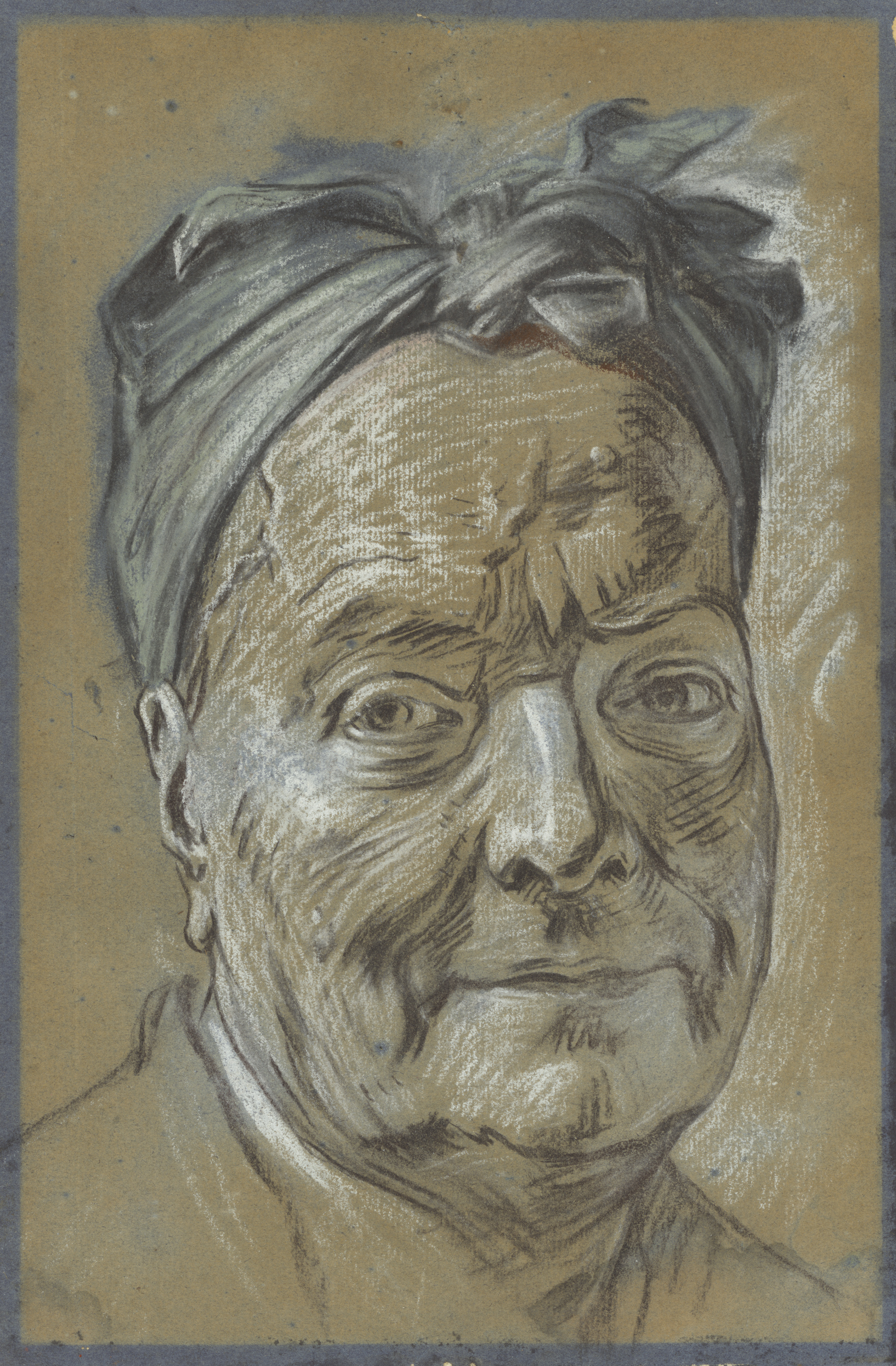 Louis de Silvestre par Maurice Quentin La Tour - env. 1753
				Craie noire et blanche, pastel bleu et rose sur papier bleu délavé
				325×214 , 
				The J. Paul Getty Museum, Los Angeles. INV 2002.50