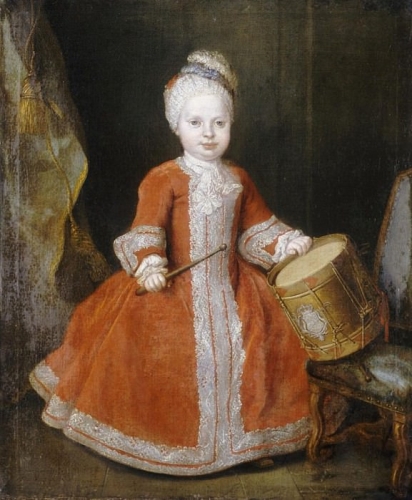 Xavier de Saxe enfant