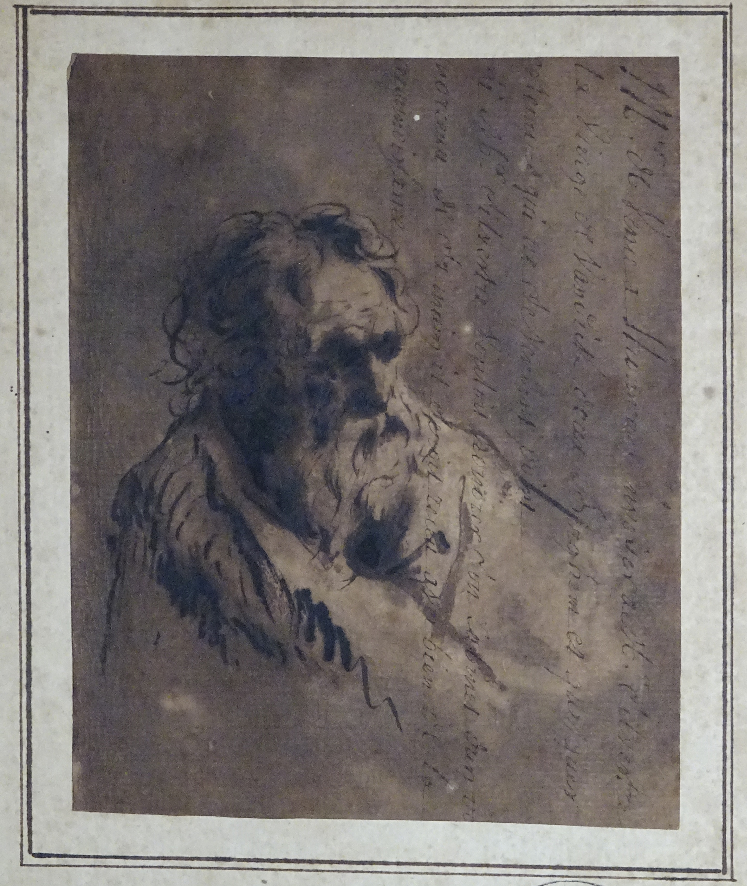 Tête de vieillard par Louis de Silvestre