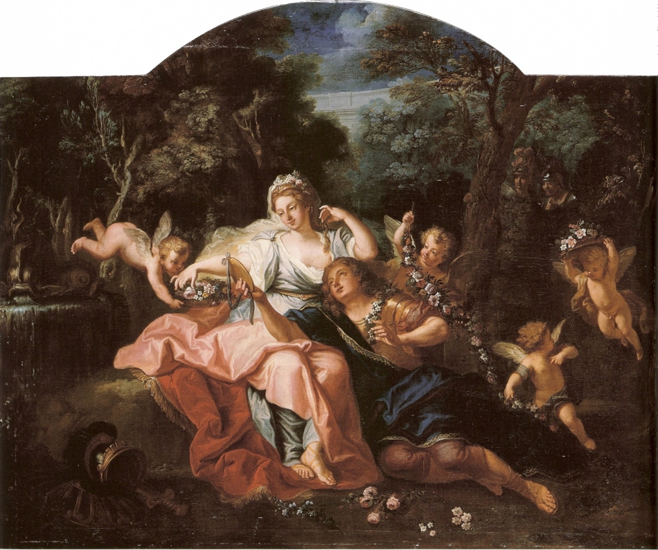 Renaud au jardin d'Armide par Louis de Silvestre