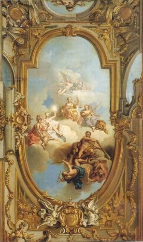 Allégorie de la sagesse du gouvernement de la Maison des Wettin : Modello