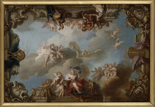 La toilette de Psyché et Venus  : Modello