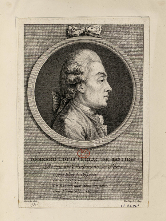 Nicolas-Charles Silvestre : Bernard Louis Verlac de la Bastide, avocat au Parlement de Paris