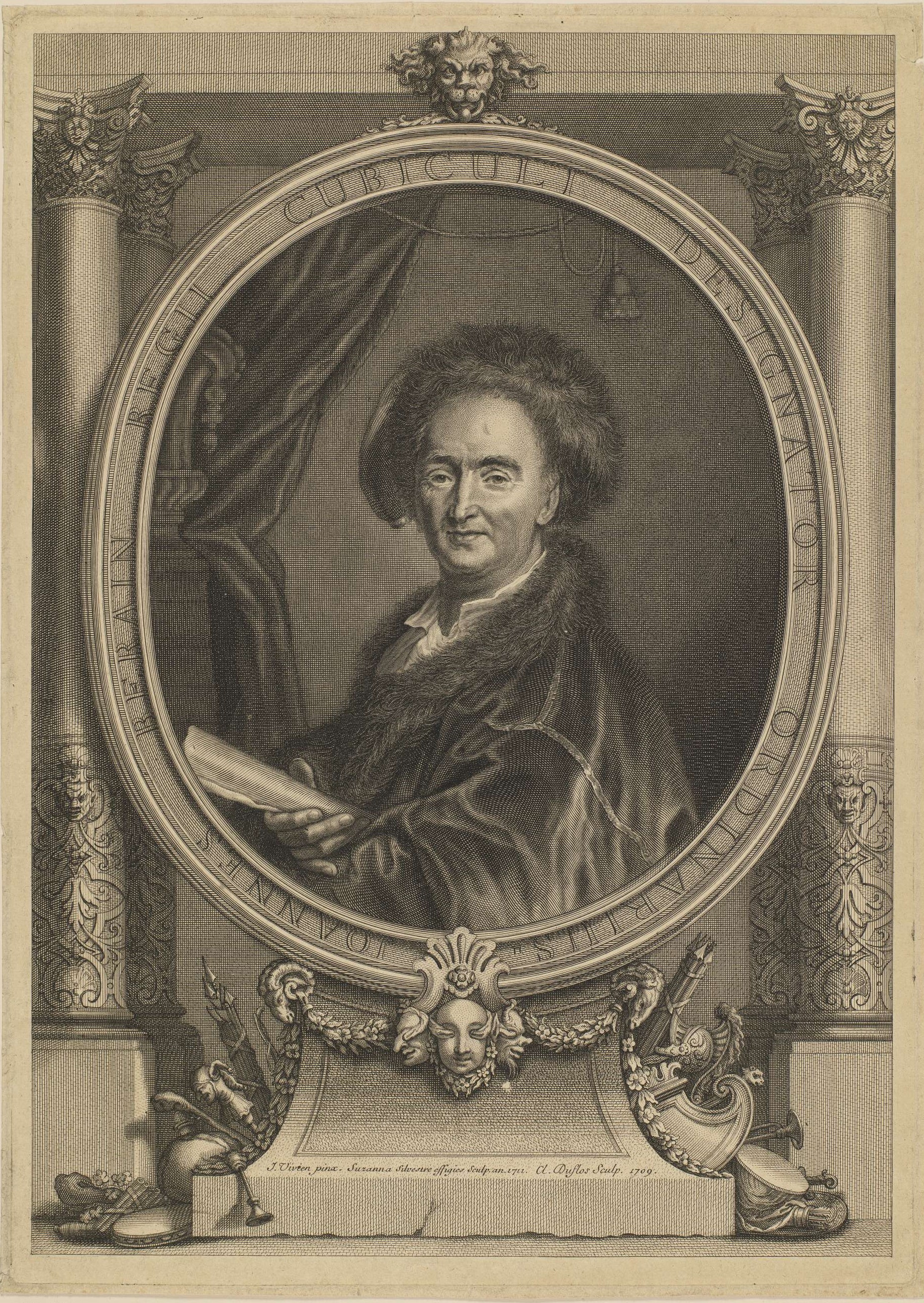 Suzanne Silvestre : Portrait de Jean Berain