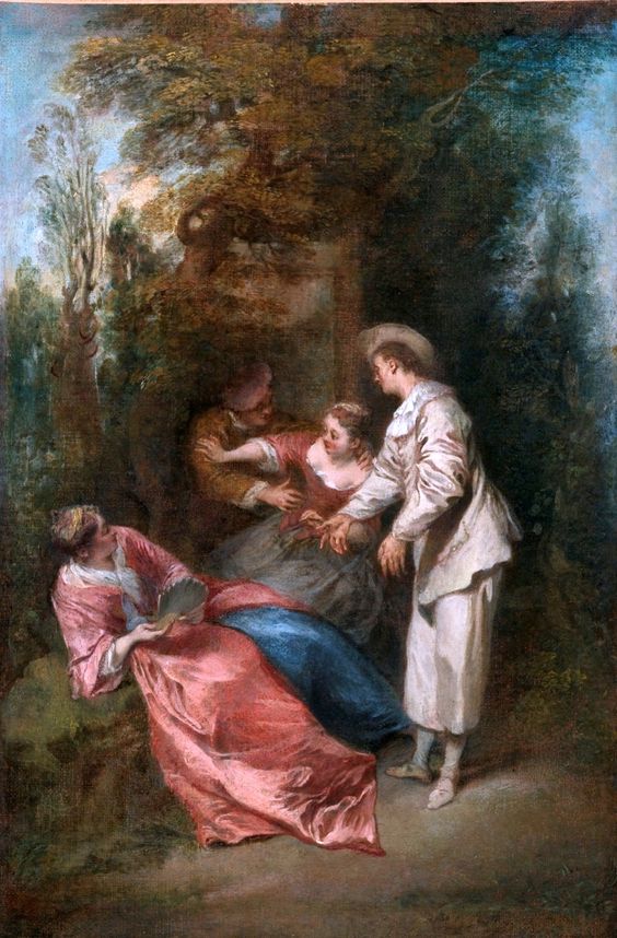 La Bergère jalouse par Lancret